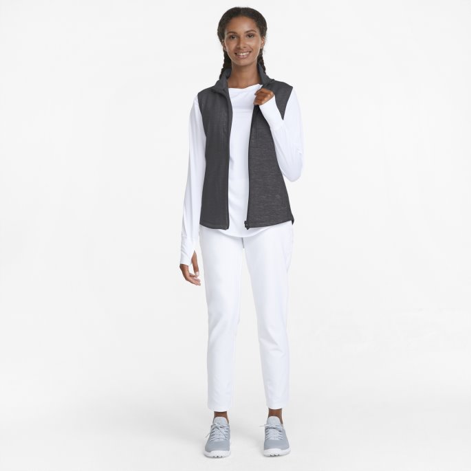 Black Heather Puma På Tilbud Skyspunnet Daybreak Dame Golfvest