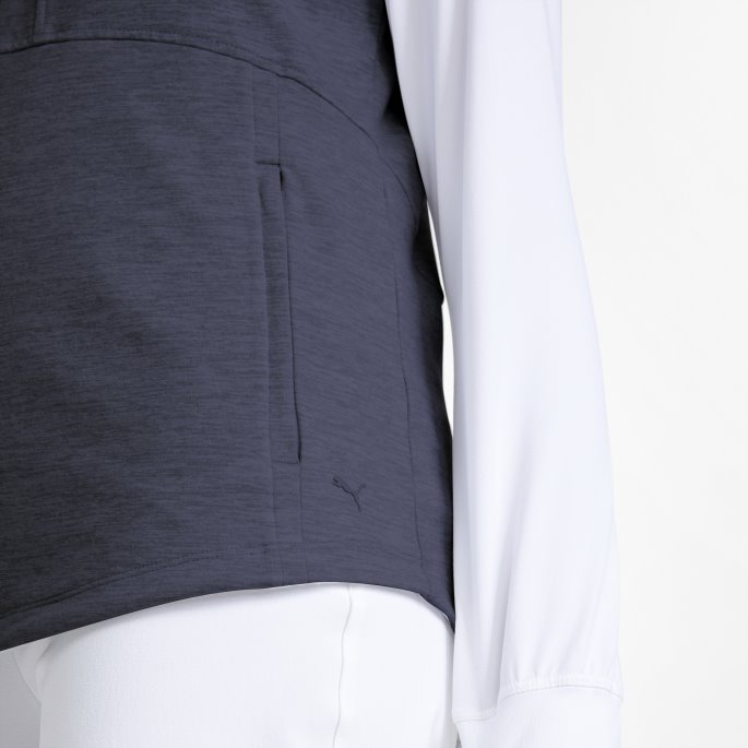 Marineblå Blazer Lyng Skyspunnet Daybreak Dame Golfvest Puma På Tilbud