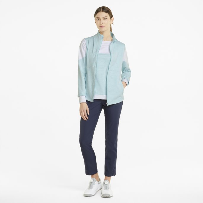 Lett Aqua Lyng Skyspunnet Daybreak Dame Golfvest Puma På Salg