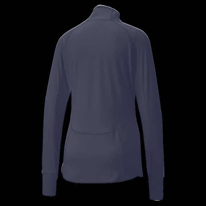 Puma På Tilbud Marineblå Blazer Gamer Golfgenser Med Kvart Glidelås For Kvinner