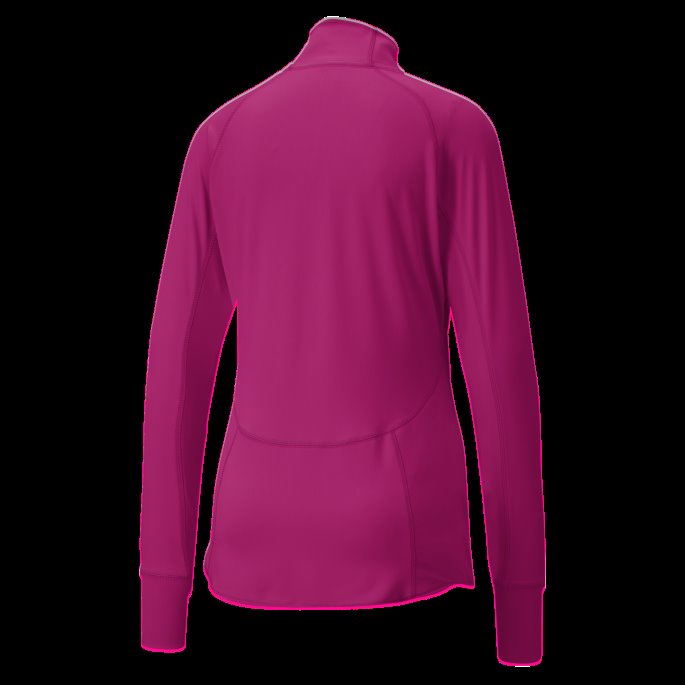 Festival Fuchsia Puma På Tilbud Gamer Golfgenser Med Kvart Glidelås For Kvinner