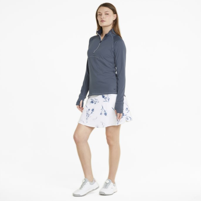 Gamer Quarter-zip Dame Golf Genser Kveld Sky Puma På Salg