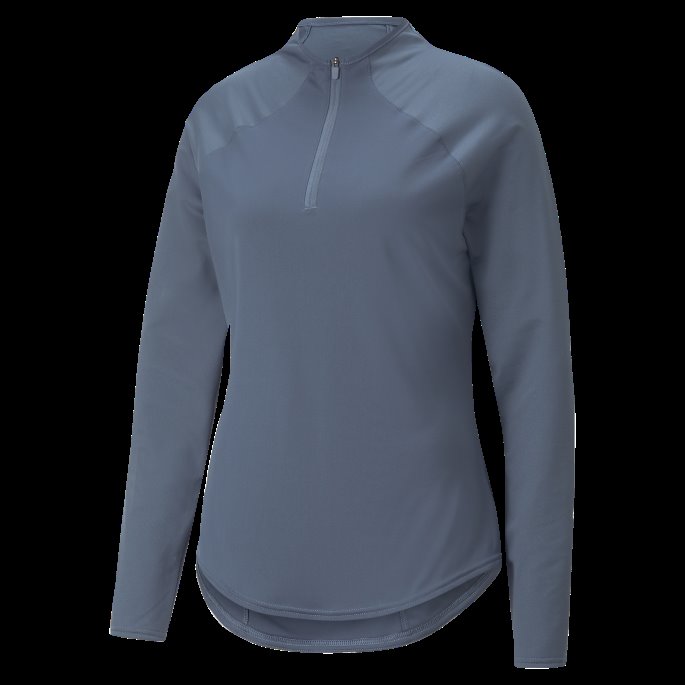 Shine Quarter-zip Dame Golf Genser Puma På Tilbud Kveld Himmel