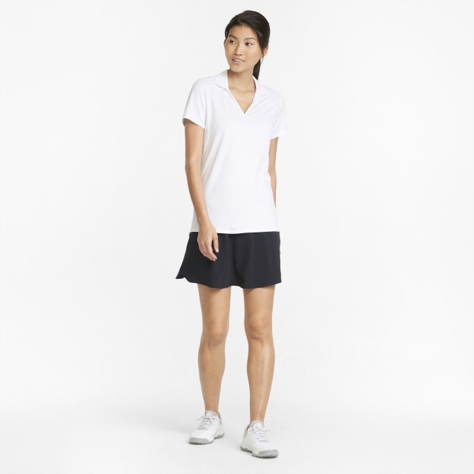 Pwrshape Solid Golfskjørt For Kvinner Puma På Tilbud Svart