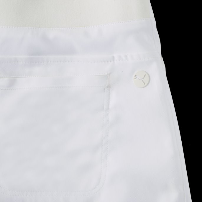 Knallhvit Bermuda Golfshorts For Kvinner Puma På Salg