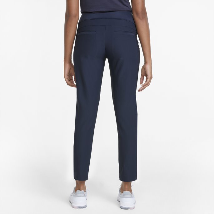 Puma På Tilbud Pwrshape Vevde Golfbukser For Kvinner Marineblå Blazer