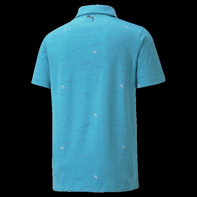 Puma På Tilbud X Arnold Palmer Scorekort Golf Poloskjorte For Menn Algier Blå-marine Blazer