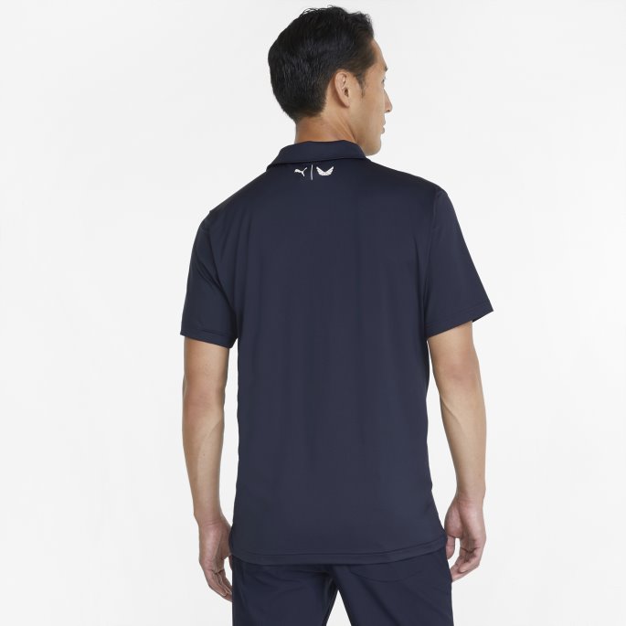 Puma På Tilbud X Volition Paisley Pocket Herre Golf Poloskjorte Marine Blazer-ski Patrulje