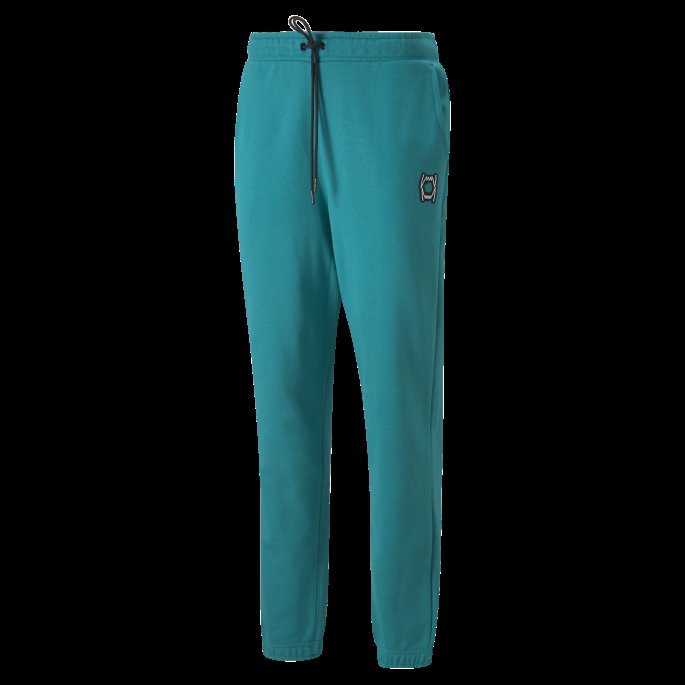 Pivot Emb Basketball Joggebukser Deep Aqua Puma For Menn På Salg