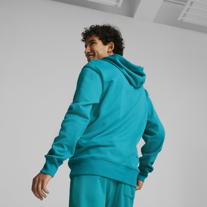 Dyp Aqua Pivot Emb Basketball Hettegenser Menn Puma På Tilbud
