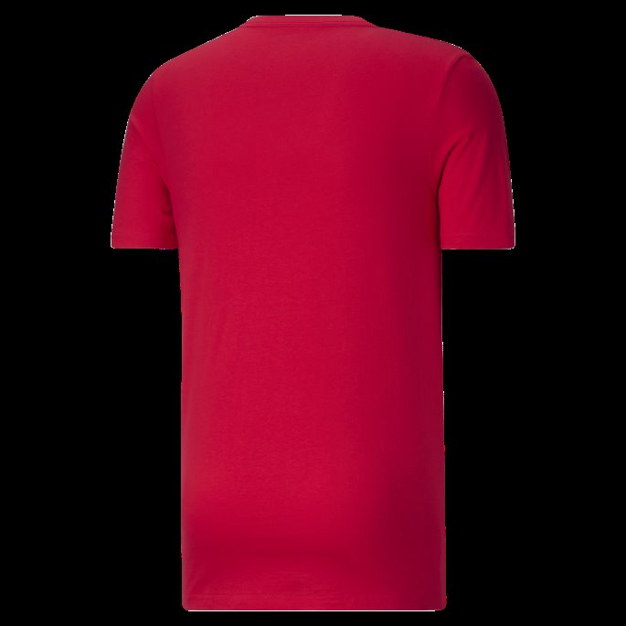 Classics Logo Herre-t-skjorte Puma På Tilbud Høyrisiko Rød-hvit