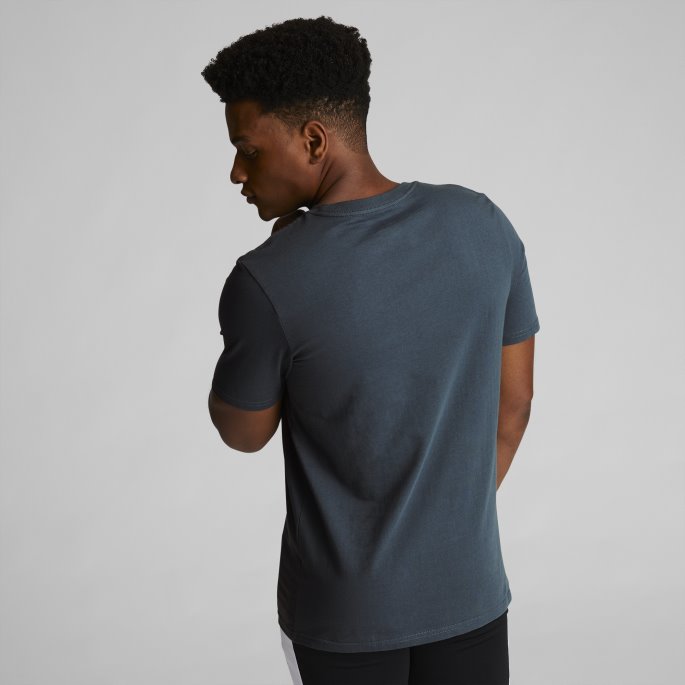 Mørk Skifer Classics Logo Herre T-skjorte Puma På Salg