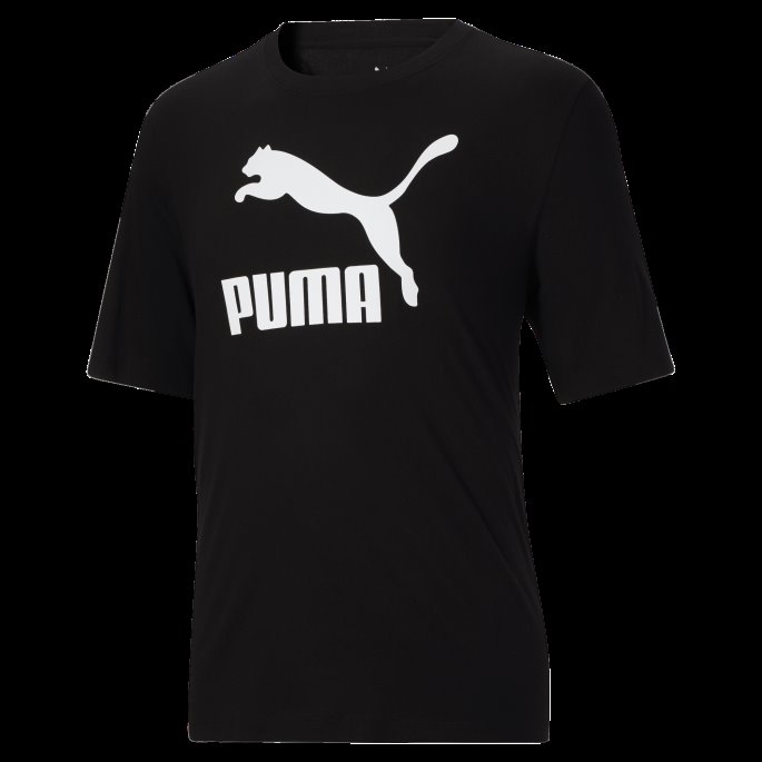 Puma På Tilbud Svart-hvit Classics Logo Herre-t-skjorte Bt