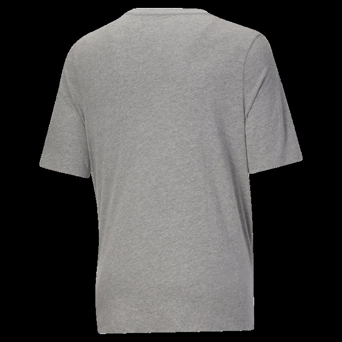 Mellomgrå Lyng-hvit Classics Logo Herre-t-skjorte Bt Puma På Salg