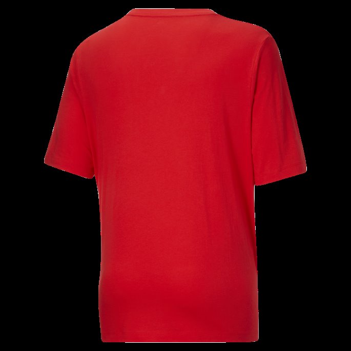 Classics Logo Herre T-skjorte Bt Puma På Tilbud Høyrisiko Rød-hvit