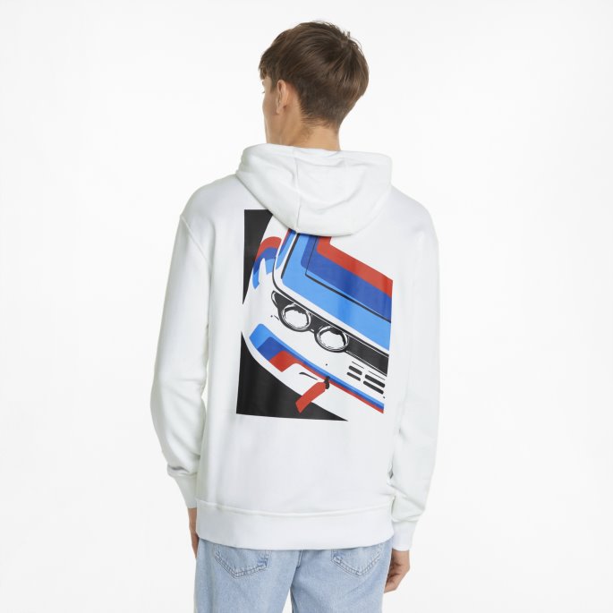 Bmw M Motorsport Statement Hettegenser For Menn Puma På Tilbud Hvit
