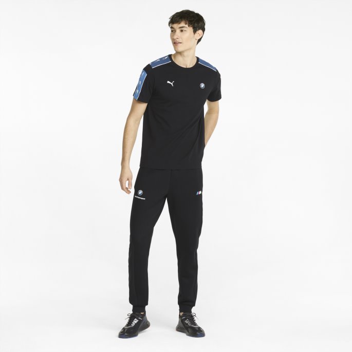 Bmw M Motorsport Joggebukser Bomull Svart Puma På Salg