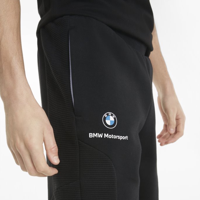 Bmw M Motorsport Svetteshorts For Menn Bomull Svart Puma På Salg