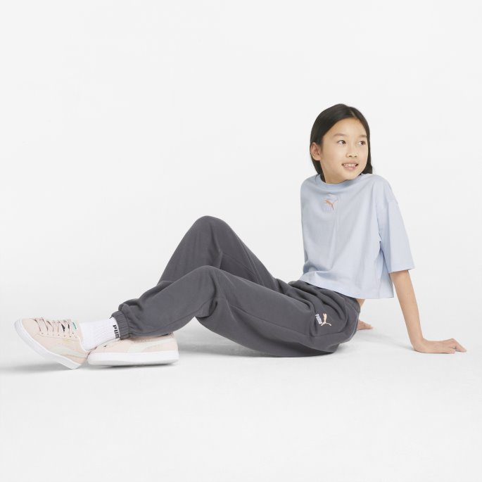 Arctic Ice Puma På Tilbud Grl Cropped Tee Store Barn