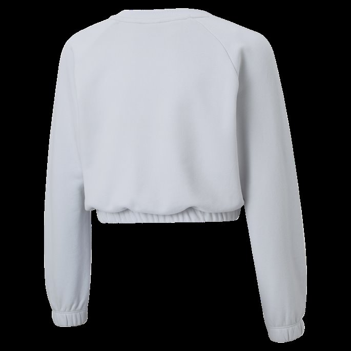 Puma På Tilbud Arctic Ice Grl Cropped Crew Neck Ungdomsgenser