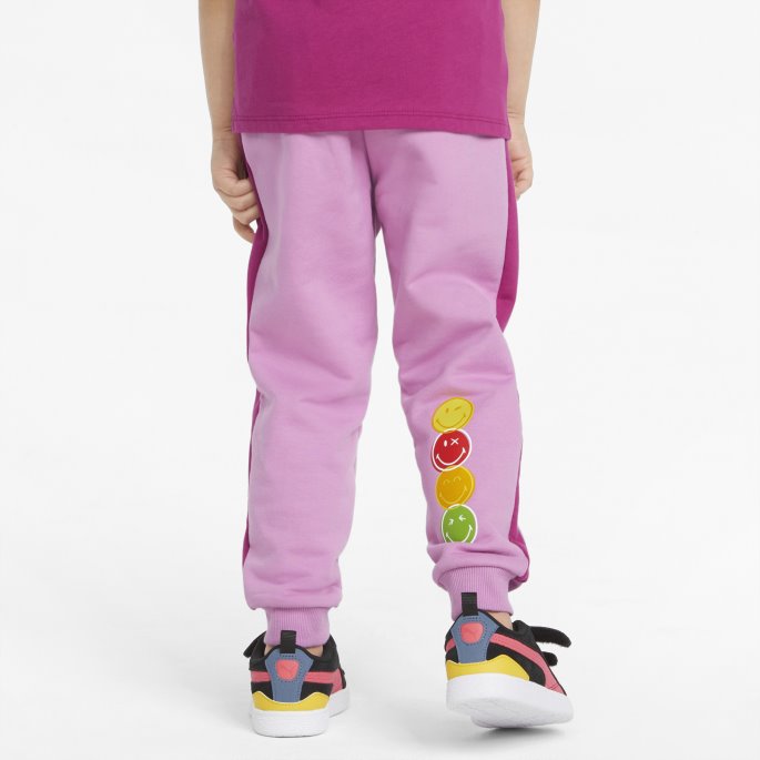 Puma På Tilbud X Smileyworld T7 Treningsbukser For Barn Opera Lilla
