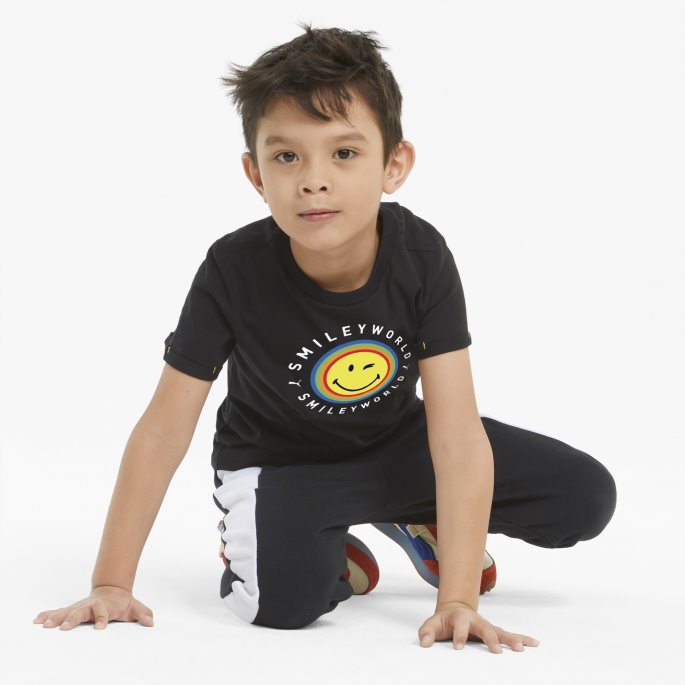 Svart Puma På Tilbud X Smileyworld Barneskjorte
