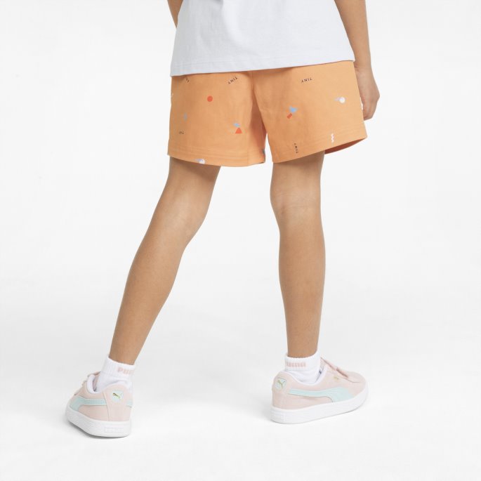 Puma På Tilbud X Bittesmå Trykte Vevde Shorts Til Barn Fasan