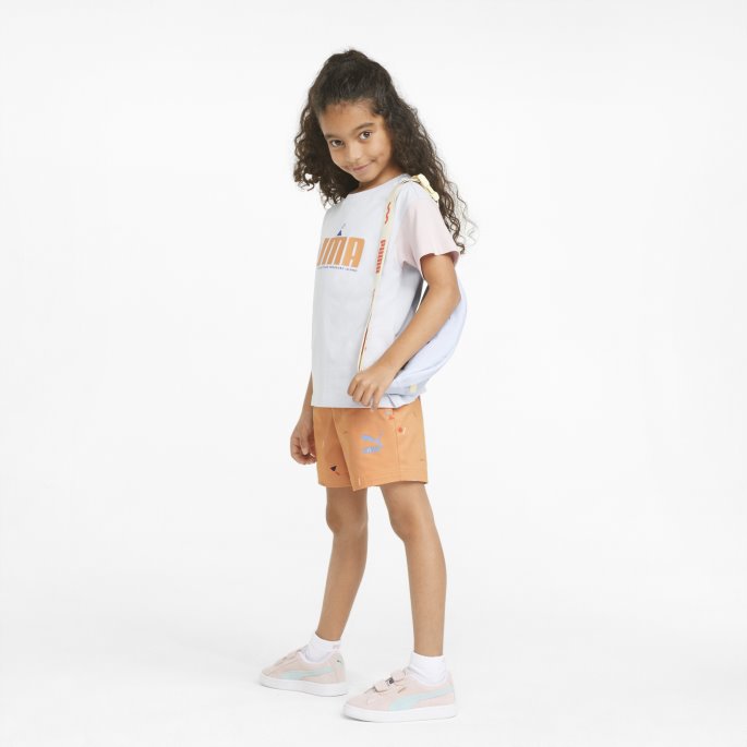 Puma På Tilbud X Bittesmå Trykte Vevde Shorts Til Barn Fasan