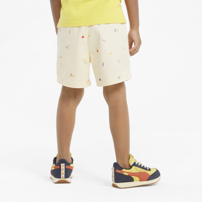 Puma På Tilbud X Bittesmå Trykte Vevde Shorts Til Barn Anisblomst