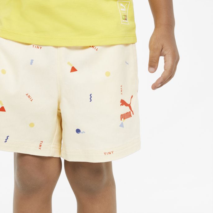 Puma På Tilbud X Bittesmå Trykte Vevde Shorts Til Barn Anisblomst