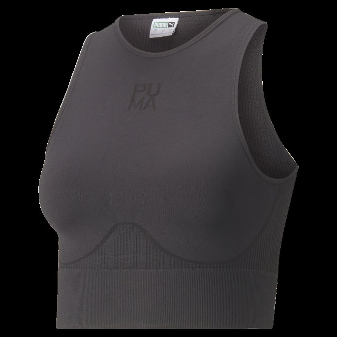 Infuse Evoknit Cropped Dametopp Svart Puma På Salg