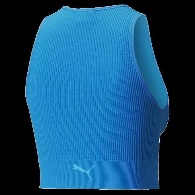 Bleu Azur Puma På Salg Infuse Evoknit Cropped Dametopp