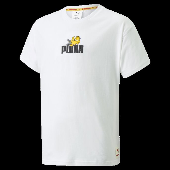 Puma På Tilbud X Garfield Grafisk Ungdomst-skjorte Hvit
