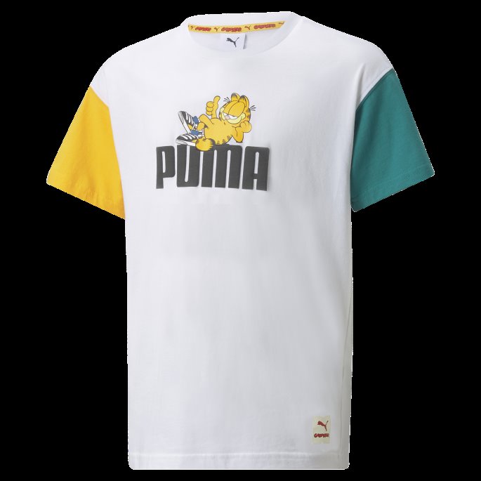 Puma På Tilbud X Garfield Ungdomst-skjorte Hvit