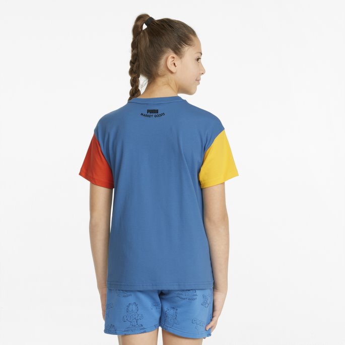 Puma På Tilbud X Garfield Ungdomst-skjorte Vallarta Blå