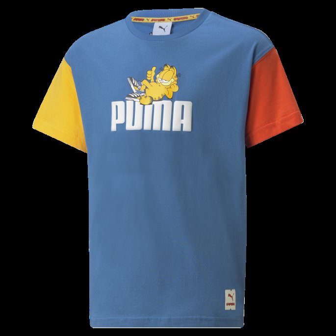 Puma På Tilbud X Garfield Ungdomst-skjorte Vallarta Blå