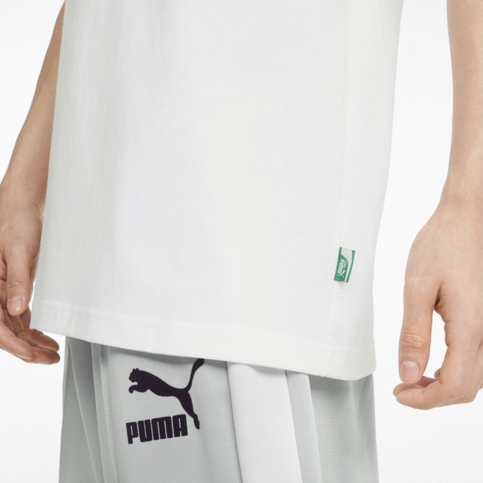 Hvit Den Ubrukte Grafiske T-skjorten For Menn Puma På Salg