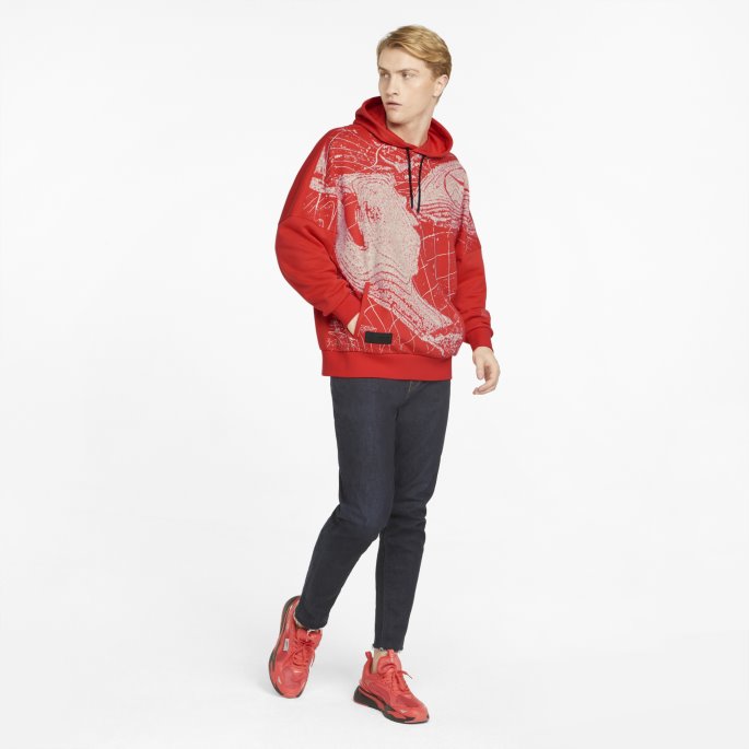 Mercedes F1 Statement Hettegenser For Menn Puma På Tilbud Hibiscus