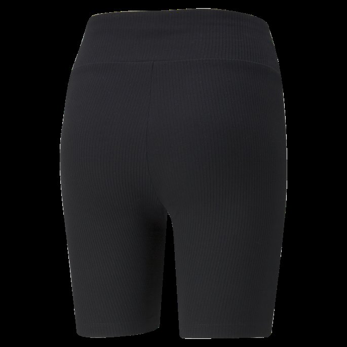 Puma På Tilbud Svarte Klassikere Ribbestrikkede Korte Leggings For Kvinner