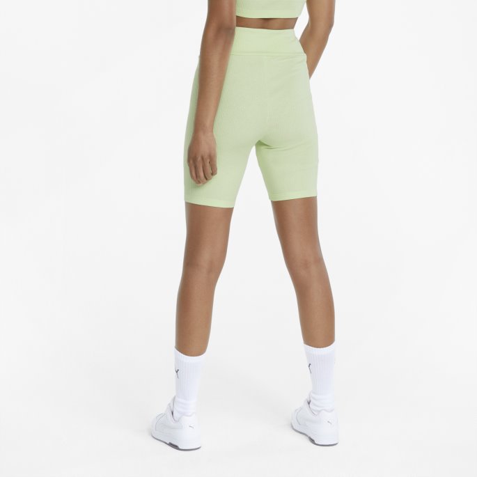 Puma På Tilbud Sommerfuglklassikere Ribbestrikkede Korte Leggings For Kvinner