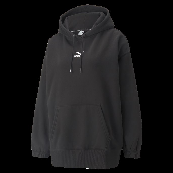 Classics Oversized Hettegenser For Kvinner Svart Puma På Salg