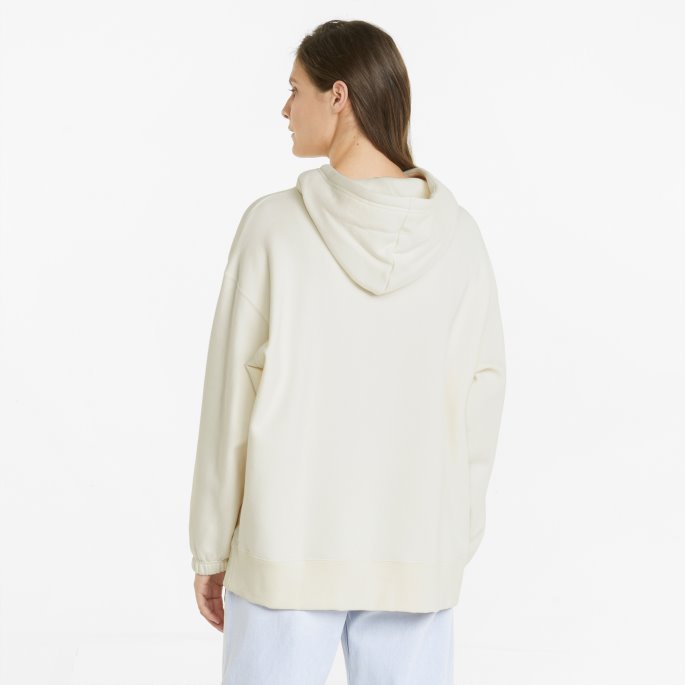 Ingen Farge Puma På Tilbud Klassikere Oversized Hettegenser For Kvinner