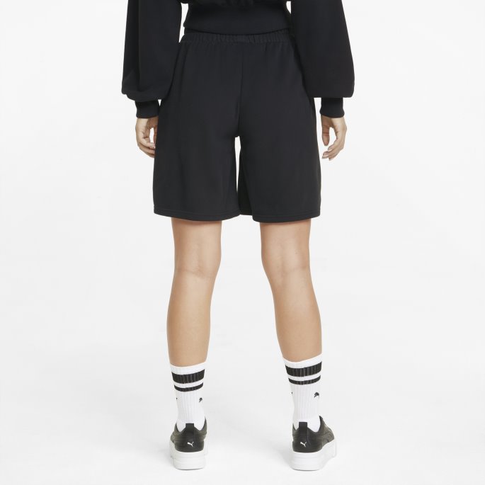 Puma På Tilbud Svarte Klassikere Dameshorts Med Høy Midje Fra Pedroche