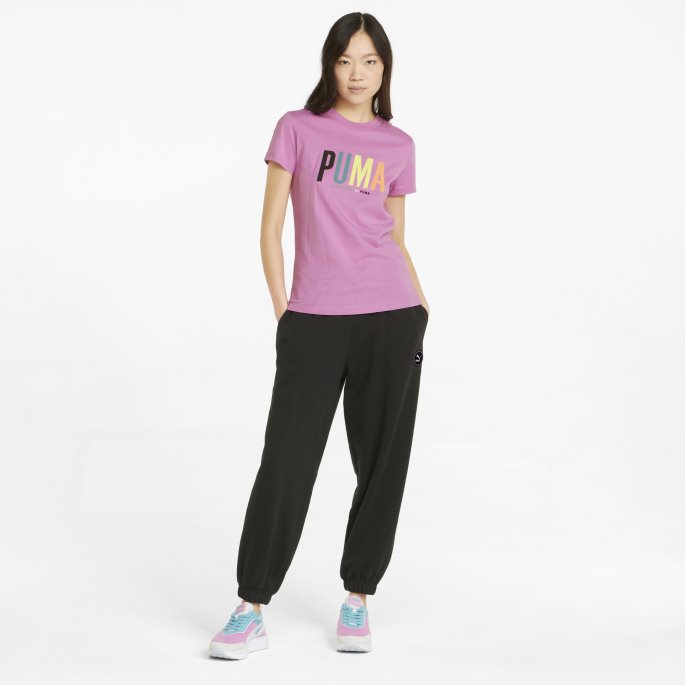 Opera Mauve Swxp Grafisk T-skjorte For Kvinner Puma På Salg