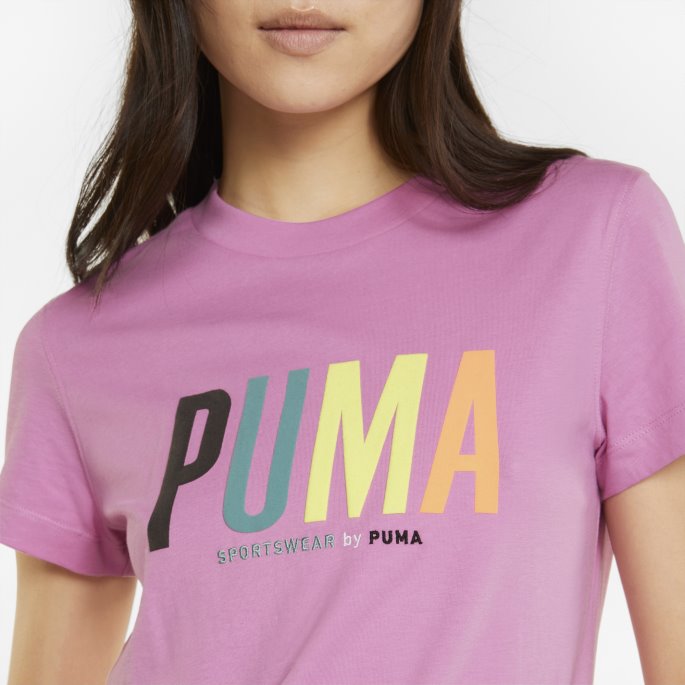 Opera Mauve Swxp Grafisk T-skjorte For Kvinner Puma På Salg