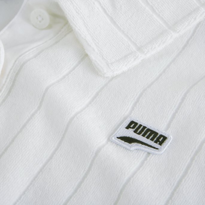 Downtown Toweling Dame Poloskjorte Puma På Salg Hvit