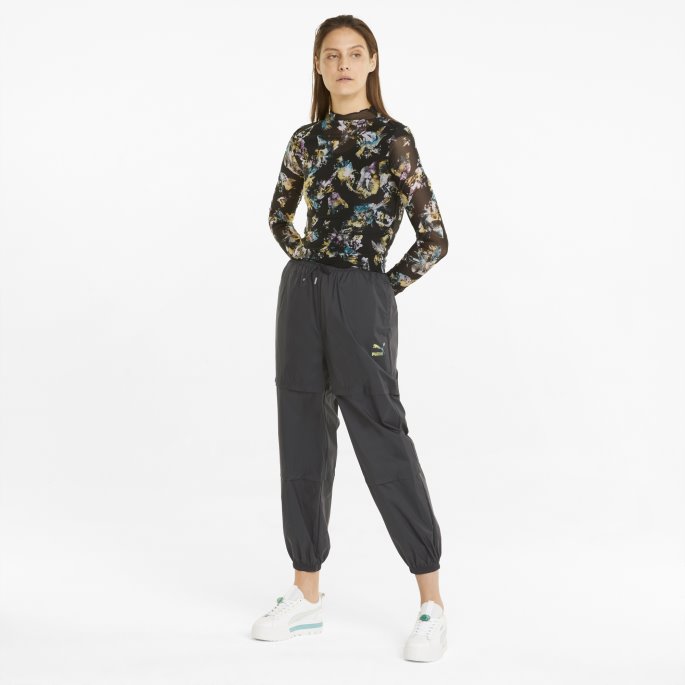 Puma På Tilbud Crystal Galaxy Vevd Damebukser Svart