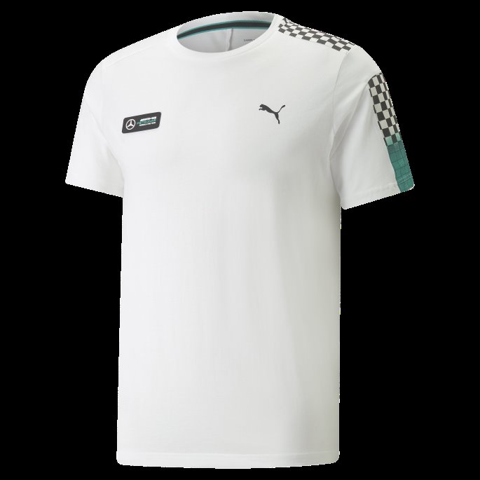Mercedes F1 T7 Herre T-skjorte Puma På Salg Hvit