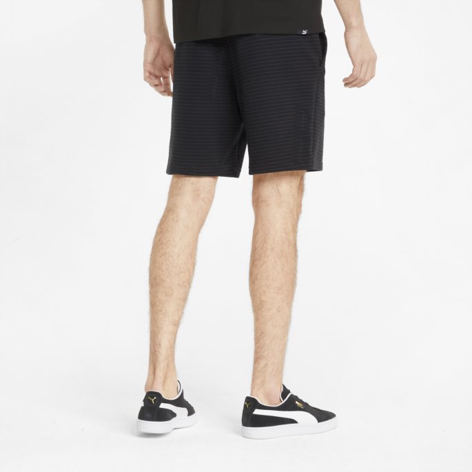 Black-phantom Black Swxp Printed Herreshorts Puma På Salg