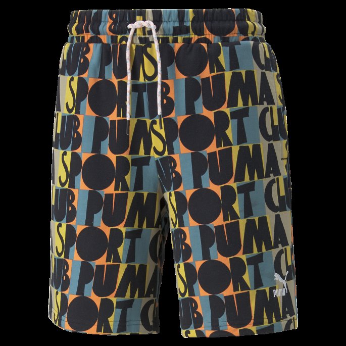 Svart Puma På Tilbud Hc Printed Herreshorts